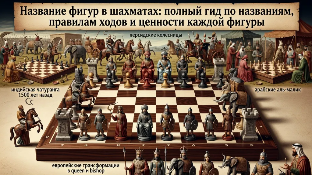 Название фигур в шахматах: полный гид по названиям, правилам ходов и ценности каждой фигуры